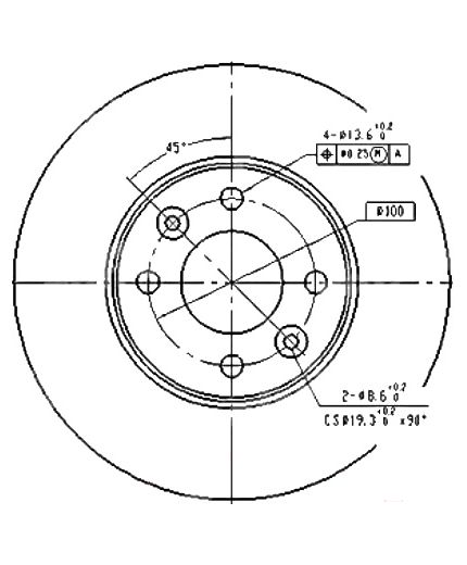 Patron Тормозной диск передний Фото 2