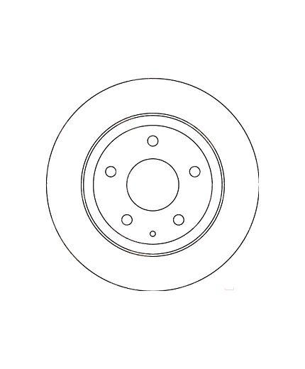 TRW Тормозной диск задний Фото 2