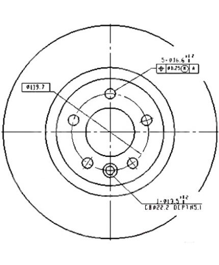 Patron Тормозной диск передний