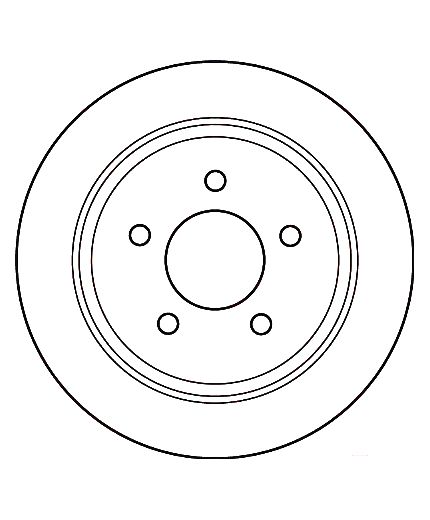 TRW Тормозной диск задний Фото 2