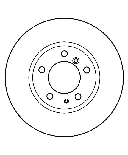 TRW Тормозной диск передний Фото 2