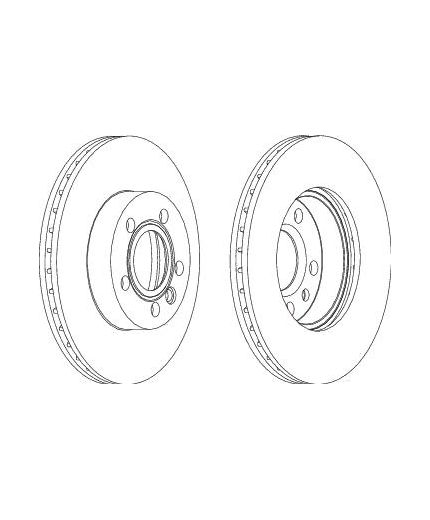 TRW Тормозной диск передний