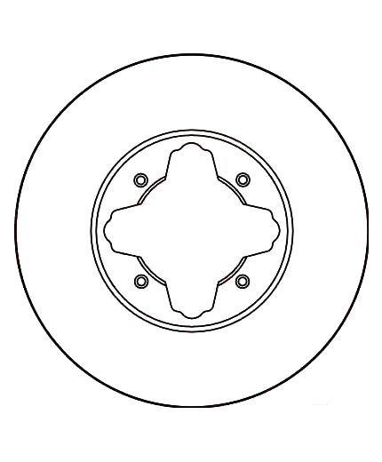 TRW Тормозной диск передний Фото 2