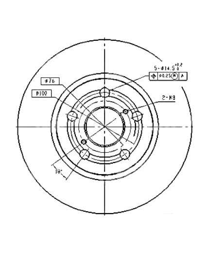 Patron Тормозной диск передний Фото 2
