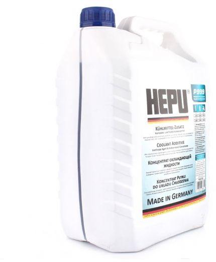 Антифриз HEPU BLUE концентрат синий G11 -40°C 5л Фото 3