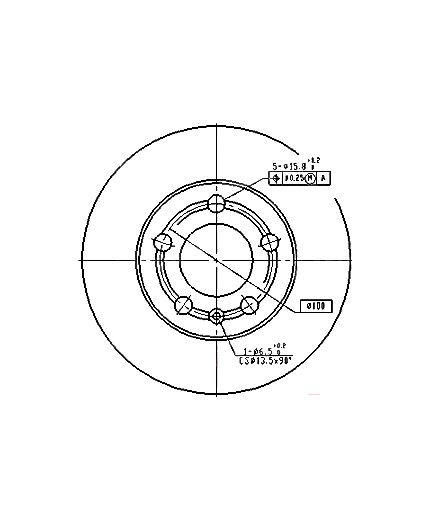 Patron Тормозной диск передний