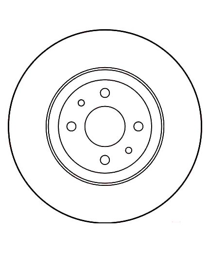 TRW Тормозной диск передний