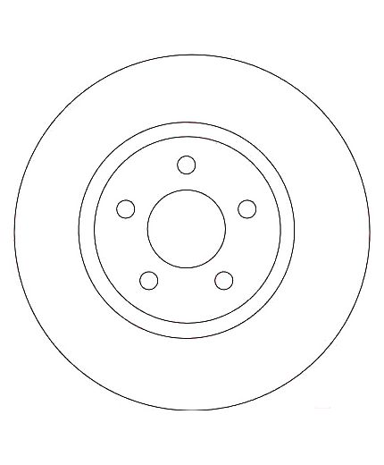 TRW Тормозной диск передний