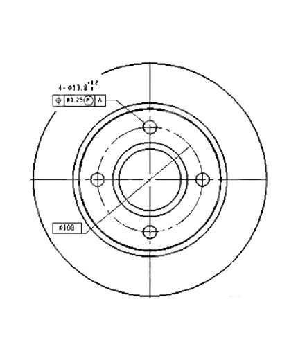 Patron Тормозной диск передний