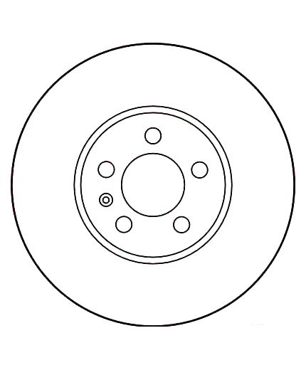 TRW Тормозной диск передний Фото 2