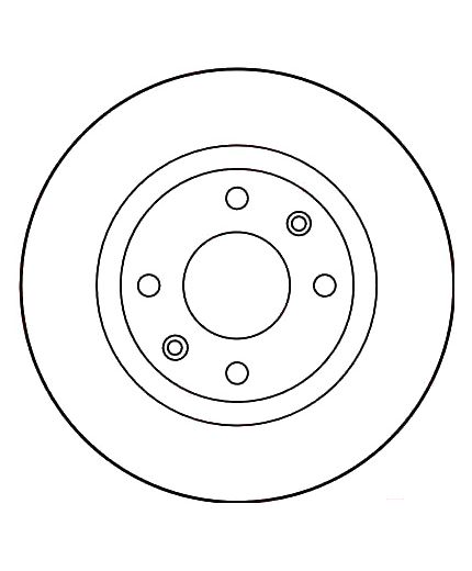 TRW Тормозной диск передний