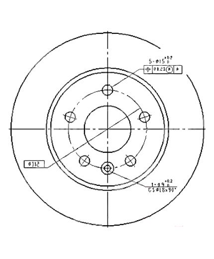 Patron Тормозной диск передний