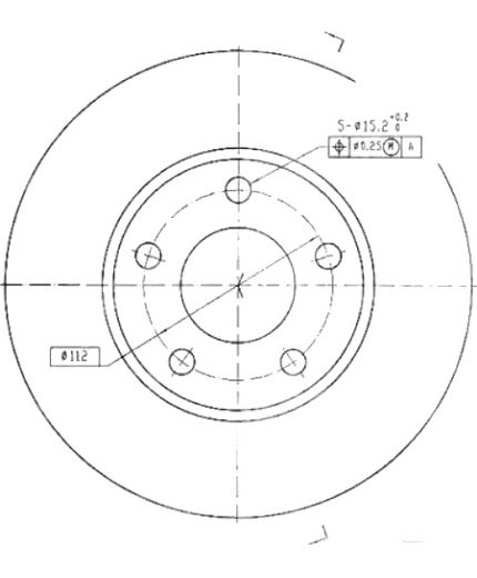 Patron Тормозной диск передний