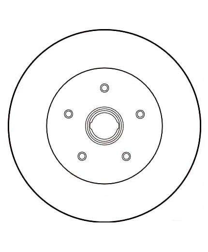 TRW Тормозной диск передний