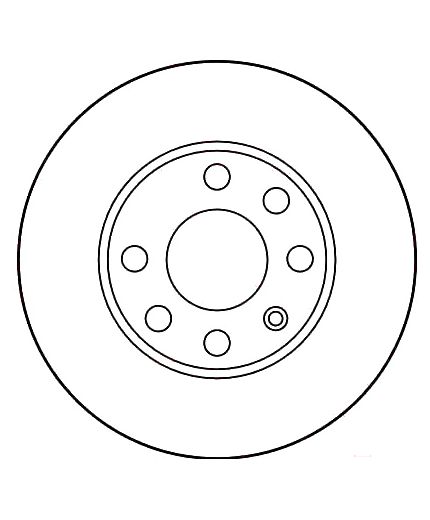 TRW Тормозной диск передний