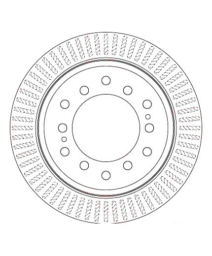 TRW Тормозной диск задний
