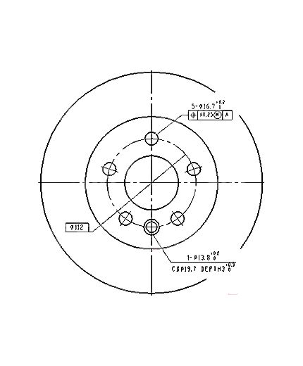 Patron Тормозной диск передний