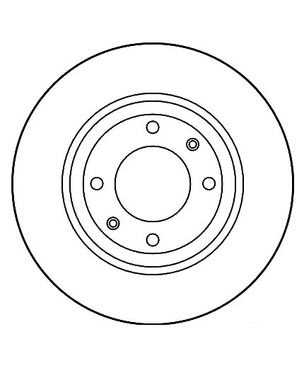 TRW Тормозной диск передний Фото 2