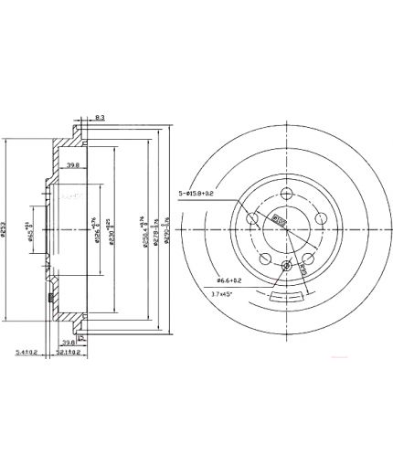 Patron Тормозной барабан
