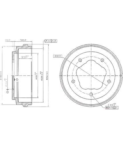 Patron Тормозной барабан