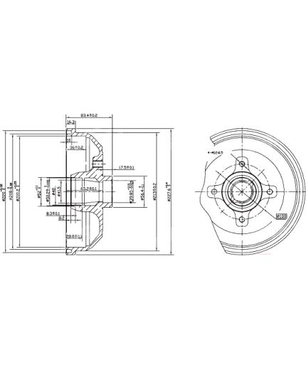 Patron Тормозной барабан