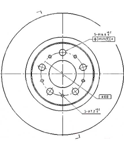 Patron Тормозной диск