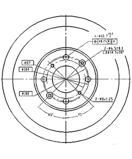 Patron Тормозной диск передний Фото 2