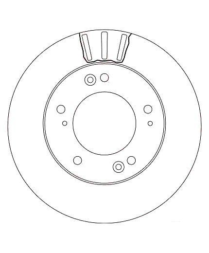 TRW Тормозной диск Фото 2