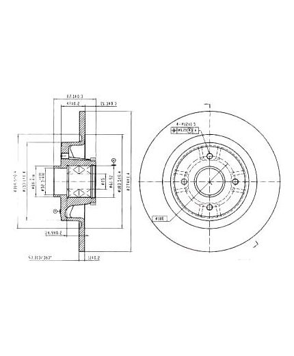 Patron Тормозной диск