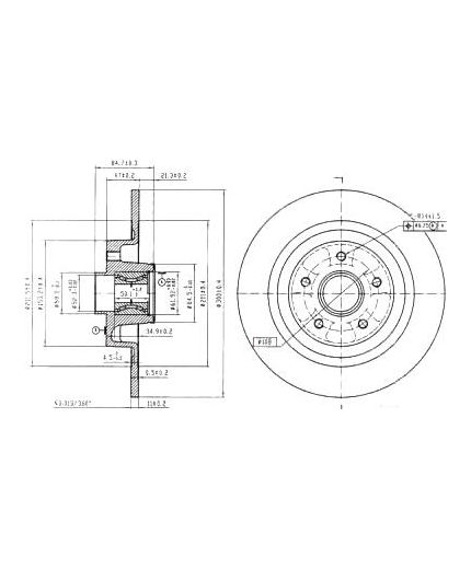 Patron Тормозной диск