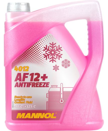Антифриз MANNOL Antifreeze AF 12 red красный -40 5,4кг 5л Фото 2
