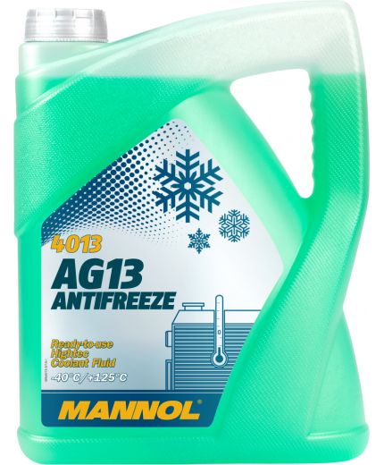 Антифриз MANNOL Antifreeze A зеленый G13 -40 5.4кг 5л