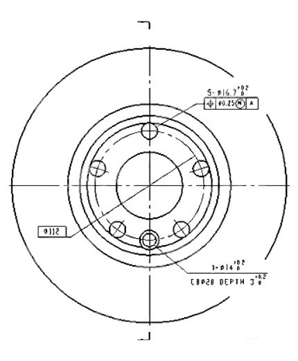 Patron Тормозной диск передний
