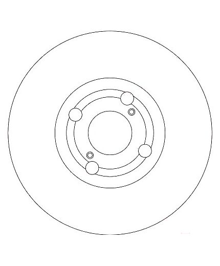 TRW Тормозной диск