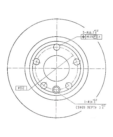 Patron Тормозной диск передний