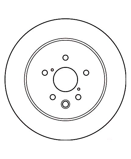 TRW Тормозной диск задний Фото 2