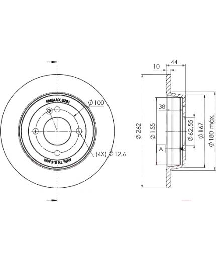 Hyundai/Kia Тормозной диск