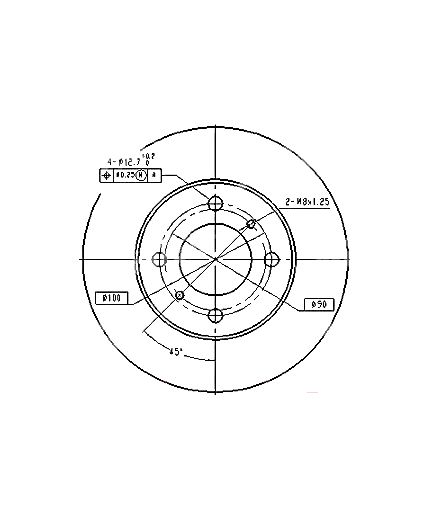 Patron Тормозной диск передний