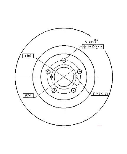 Patron Тормозной диск