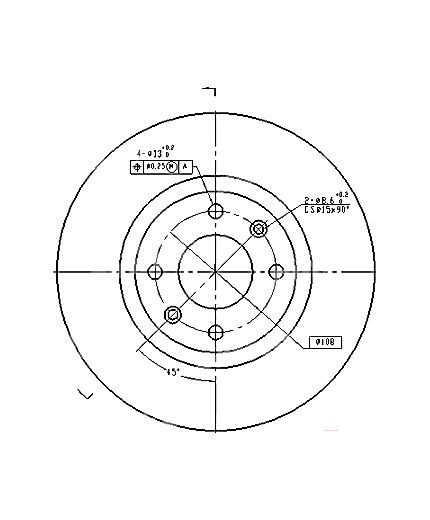Patron Тормозной диск передний