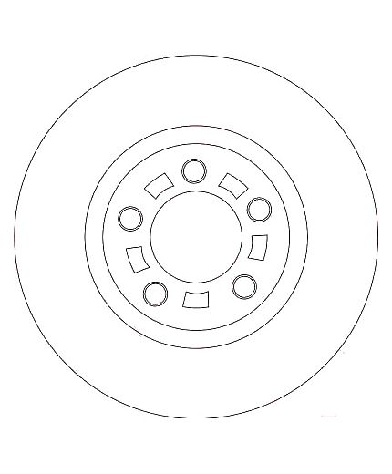 TRW Тормозной диск