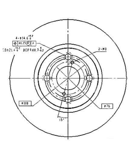 Patron Тормозной диск передний