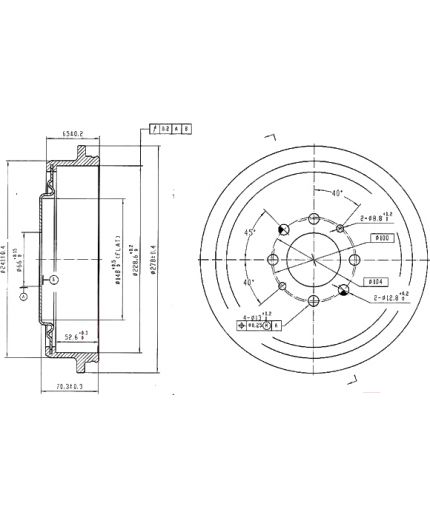 Patron Тормозной барабан