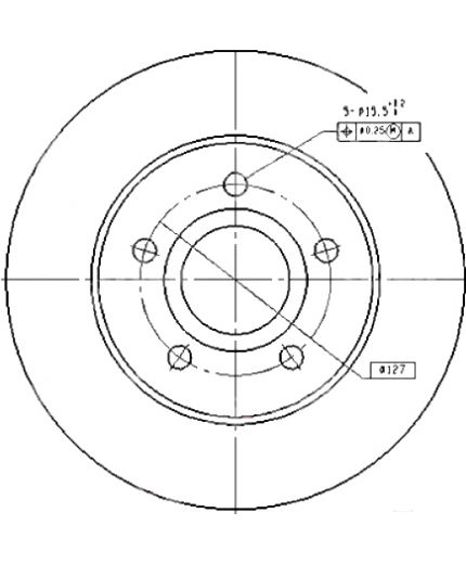 Patron Тормозной диск