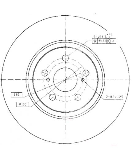Patron Тормозной диск передний