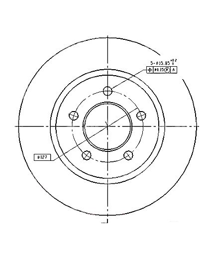 Patron Тормозной диск передний Фото 2