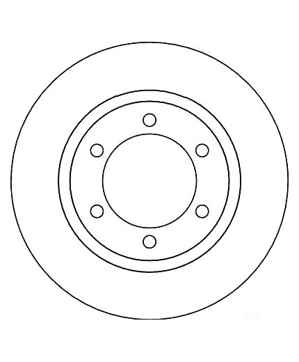 TRW Тормозной диск