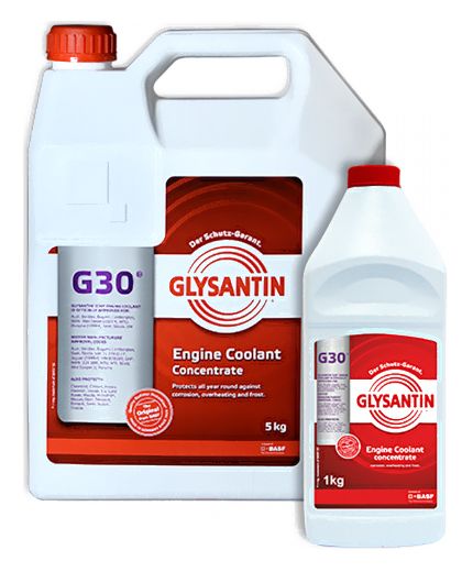 Антифриз GLYSANTIN G30 концентрат красновато-фиолетовый G12+ 1кг Фото 2