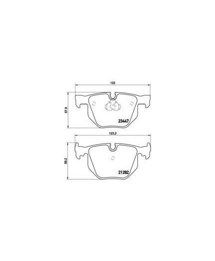 BREMBO Колодки дисковые