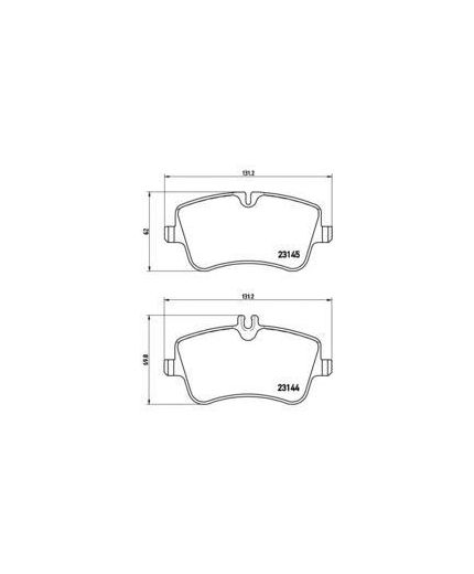 BREMBO Колодки дисковые передние